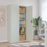 File Cabinet Light Grey 90x40x180 cm Steel Colour light grey Size 90 x 40 x 180 cm Quantity in Package 1 