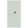 Light Grey Steel File Cabinet - 90x40x180 cm | Hipomarket