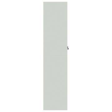 Light Grey Steel File Cabinet - 90x40x180 cm | Hipomarket