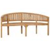 Banana Bench 180 cm Solid Teak Wood Size 180 cm Quantity in Package 1 Number of 2 Seating Capacity 