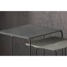 Rousseau 2 Piece Side Table Set - Ospera Metal Black & Grey