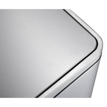 EKO Pedal Bin X-Cube 30 L Matte Silver - Stylish Waste Solution