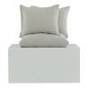 Venture Home Mila Bed Set 220x240 cm - Light Grey Cotton