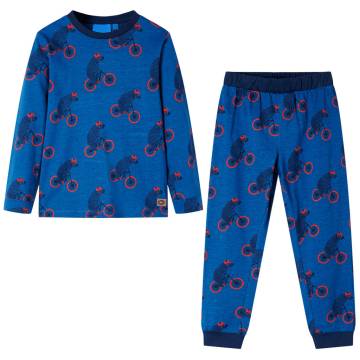 Kids' Long Sleeve Pyjamas Petrol 128 | Comfortable & Stylish