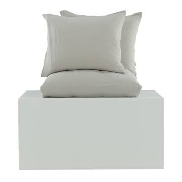 Venture Home Mila Bed Set 220x240 cm - Light Grey Cotton