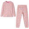 Kids' Pyjamas with Long Sleeves Light Pink 140 Size 140 (9-10y) 