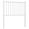 Stylish White Metal Headboard - 80 cm | Hipo Market