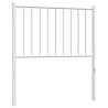 Stylish White Metal Headboard - 80 cm | Hipo Market