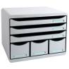 Exacompta Store-Box Desktop Drawer Set Maxi - Light Grey