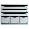 Exacompta Store-Box Desktop Drawer Set Maxi - Light Grey