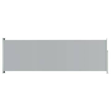 Patio Retractable Side Awning 200x600 cm Grey - HipoMarket