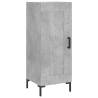 Stylish Highboard in Concrete Grey - 34.5x34x180 cm