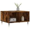 Elegant Smoked Oak Coffee Table - Stylish Living Room Furniture