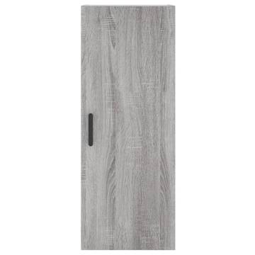 Stylish Highboard Grey Sonoma - Engineered Wood | HipoMarket