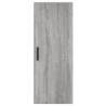 Stylish Highboard Grey Sonoma - Engineered Wood | HipoMarket