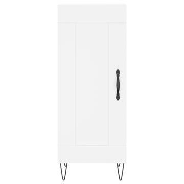 Stylish Highboard White 34.5x34x180 cm - Hipomarket UK