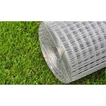 Galvanised Steel Chicken Wire Fence 25x1 m - HipoMarket