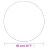 50 cm Round Wall Mirror - Minimalistic Aesthetic | HipoMarket