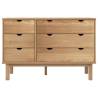 OTTA Drawer Cabinet - Solid Pine Wood | 111x43x73.5cm