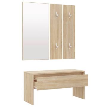 Hallway Furniture Set - Sonoma Oak Engineered Wood | HipoMarket