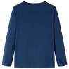 Kids' Long Sleeve T-Shirt Navy Blue - Age 3-4 | HipoMarket