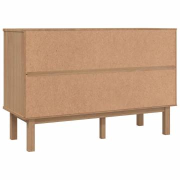 OTTA Drawer Cabinet - Solid Pine Wood | 111x43x73.5cm