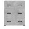 Stylish Highboard Concrete Grey - 69.5x34x180 cm | HipoMarket UK