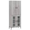 Highboard Grey Sonoma - Elegant & Practical Storage Solution