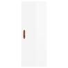 Stylish Highboard High Gloss White - Durable Engineered Wood