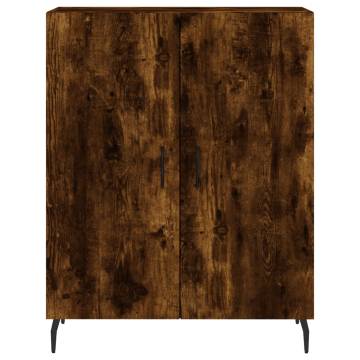 Stylish Smoked Oak Highboard - 69.5x34x180 cm | HipoMarket