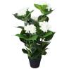 Artificial Hydrangea Plant with Pot 60 cm White Colour white Quantity in Package 1 Type hydrangea/60 cm 