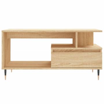 Stylish Coffee Table Sonoma Oak - Durable & Elegant Design