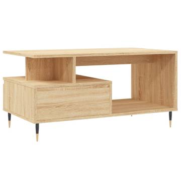 Stylish Coffee Table Sonoma Oak - Durable & Elegant Design