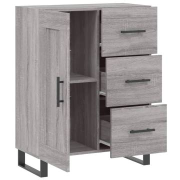 Sideboard Grey Sonoma - Stylish Storage Solution | HipoMarket