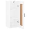 High Gloss White Wall Mounted Cabinet | Elegant Storage Solution