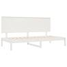 Day Bed White 80x200 cm Solid Wood Pine - Elegant & Practical