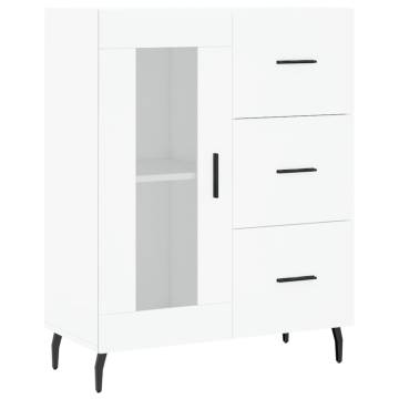 Stylish Highboard White 69.5x34x180 cm | Hipomarket