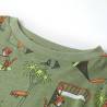 Light Khaki Kids' Pyjamas 104 - Short Sleeves & Tiger Print