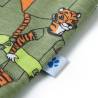 Light Khaki Kids' Pyjamas 104 - Short Sleeves & Tiger Print