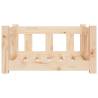 Wooden Dog Bed 55.5x45.5x28 cm - Solid Pine Design