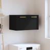 Wall Cabinet Black 60x36.5x35 cm Engineered Wood Colour black Size 60 x 36.5 x 35 cm Quantity in Package 1 Number of 