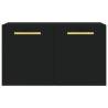 Wall Cabinet Black 60x36.5x35 cm - Stylish & Practical Storage