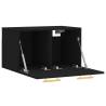 Wall Cabinet Black 60x36.5x35 cm - Stylish & Practical Storage