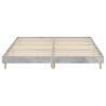 Concrete Grey Bed Frame 200x200 cm | Durable Engineered Wood