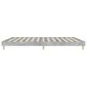 Concrete Grey Bed Frame 200x200 cm | Durable Engineered Wood