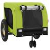 Pet Bike Trailer - Durable Green & Black Oxford Fabric