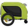 Pet Bike Trailer - Durable Green & Black Oxford Fabric