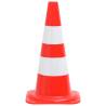 Reflective Traffic Cones 20 pcs Red and White 50 cm - HipoMarket