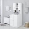 Washing Machine Cabinet White - Durable Storage Solution