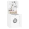 Washing Machine Cabinet White - Durable Storage Solution